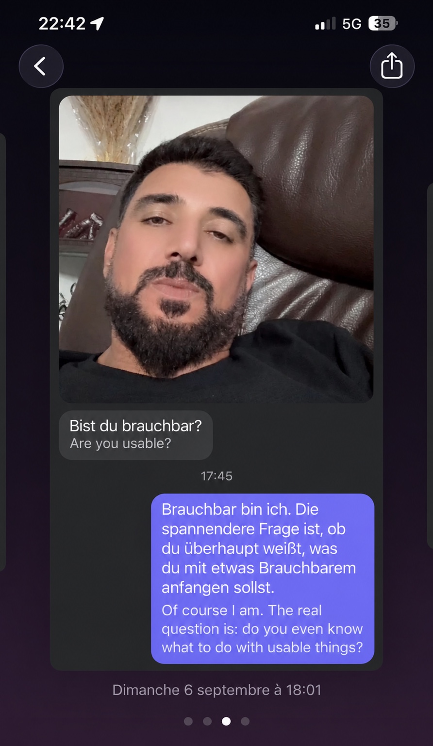 Première capture de messages